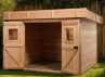 ABRI JARDIN BOIS DOUGLAS 9M2 - BAC ACIER
