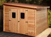 ABRI JARDIN BOIS DOUGLAS 9M2 - TOIT MULTIDIRECTIONNEL
