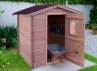 ABRI JARDIN BOIS DOUGLAS - BAC ACIER 4M2