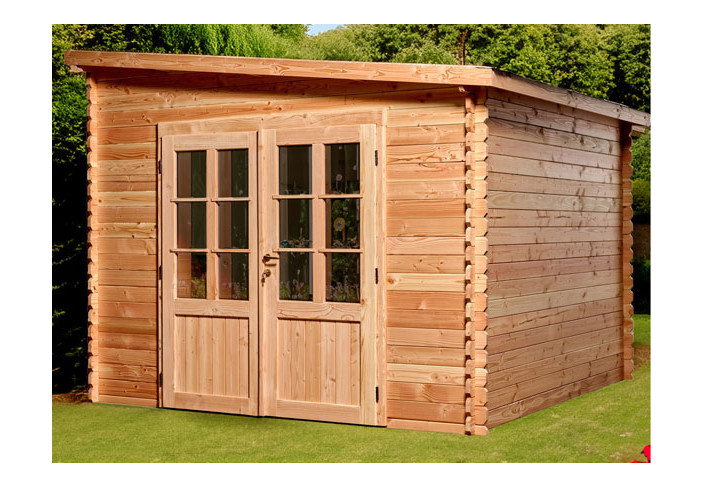 Abri Jardin Bois Douglas Toiture Multidirectionnelle - 9M2