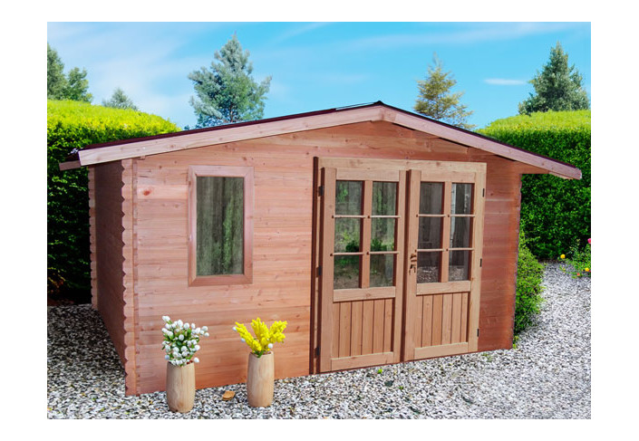 ABRI JARDIN BOIS DOUGLAS 28 MM - 13M2