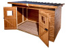 Abri Panneaux bois traité, Couverture métallique 5.70M2