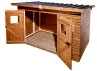 Abri Panneaux bois traité, Couverture métallique 5.70M2