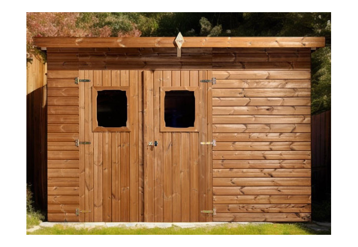 Abri Panneaux bois traité 4.70M2