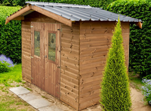 Abri Panneaux bois traité 7.25M2