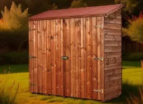 Abri bois traité + plancher 1.17M2