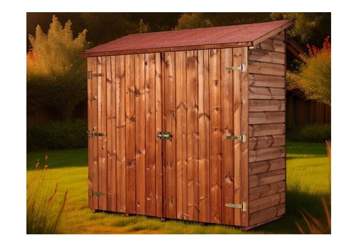 Abri bois traité + plancher 1.17M2