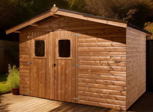 Abri Panneaux bois traité 7.25M2