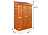 Abri bois traité + plancher 0.65M2