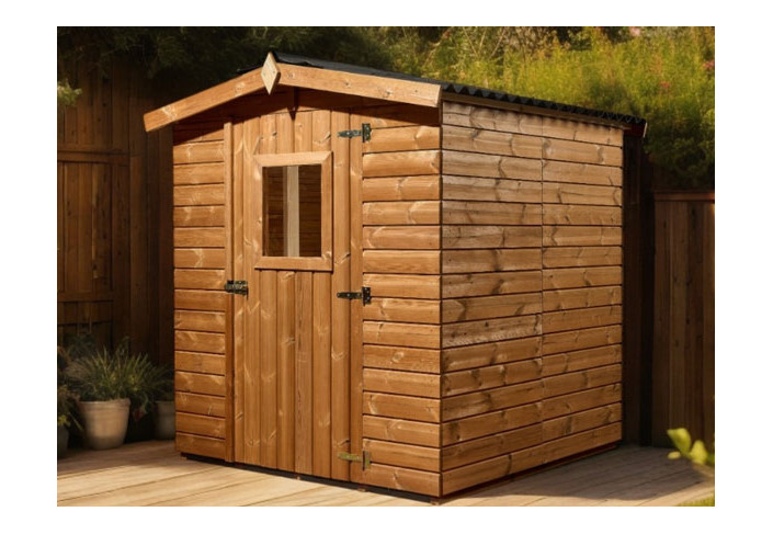 Abri bois traité + plancher 2.25M2