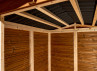 Abri bois traité + plancher 1.35M2