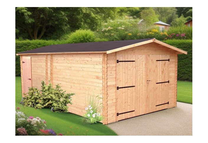 GARAGE BOIS DOUGLAS MADRIERS 28 mm