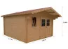chalet de jardin bois 42 mm - 10 M²