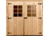 abri jardin bois 28 mm toit bac acier
