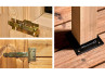abri de jardin bois + bûcher 28 mm