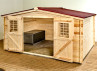 abri de jardin bois 28 mm 13 m²
