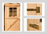 abri jardin bois madrier 28 mm