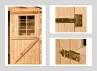 abri jardin bois madrier 28 mm