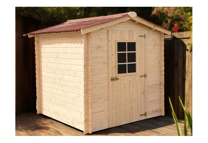ABRI JARDIN BOIS MADRIER 20 MM