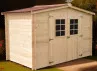 abri jardin bois sapin massif 20 MM