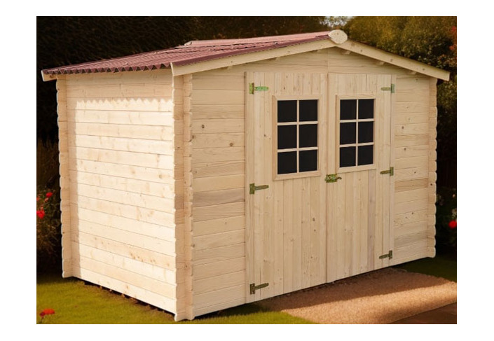 abri jardin bois sapin massif 20 MM