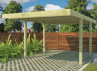 CARPORT BOIS TRAITÉ 16 M2