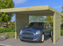 CARPORT + PAROIS LATÉRALES 16 M2