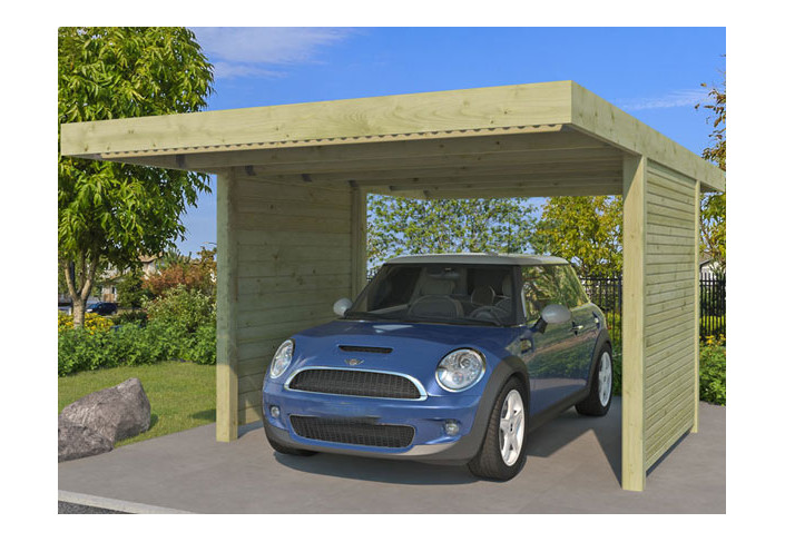 CARPORT + PAROIS LATÉRALES 16 M2