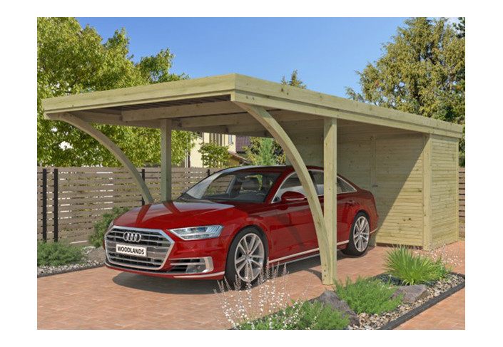 ABRI VOITURE BOIS + ATELIER 22M2