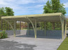 CARPORT DOUBLE BOIS TRAITÉ 32 M2