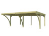 CARPORT DOUBLE BOIS TRAITÉ 32 M2