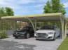 CARPORT DOUBLE BOIS TRAITÉ 32 M2