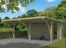 CARPORT BOIS DOUBLE + ATELIER 43M2