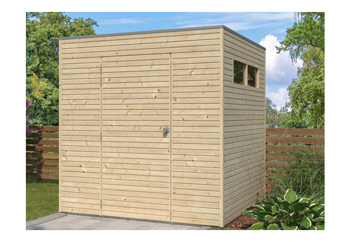 Abri jardin panneaux bois traité - 6m2