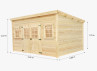 ABRI JARDIN BOIS TOIT POLYCARBONATE - 12M2