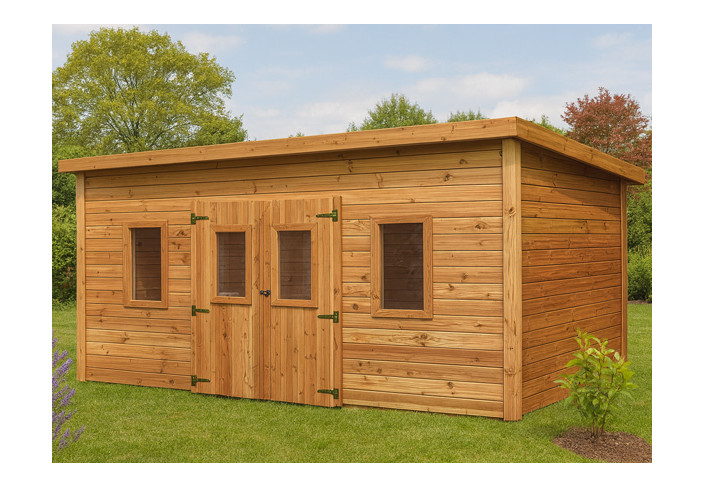 ABRI JARDIN TOIT MONOPENTE