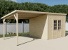 ABRI JARDIN BOIS TOIT MULTIDIRECTIONNEL