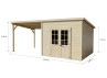 ABRI JARDIN BOIS TOIT MULTIDIRECTIONNEL