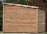 Abri Jardin bois Douglas - Bac Acier 9M2