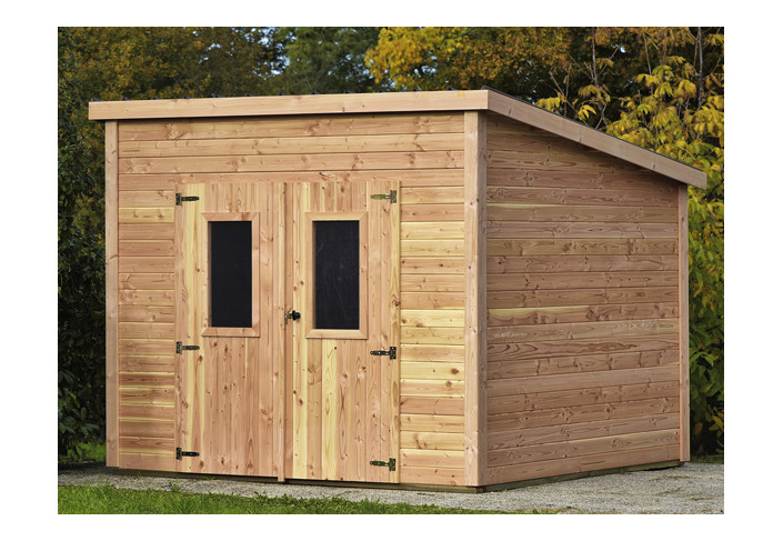 Abri Jardin bois Douglas - Bac Acier 9M2