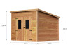 Abri Jardin bois Douglas - Bac Acier 9M2