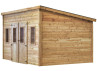 Abri Jardin bois Douglas - Bac Acier 12M2