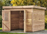 Abri Jardin bois Douglas - Bac Acier 9M2