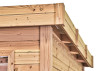 Abri Jardin bois Douglas - Bac Acier 12M2
