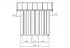 Dimensions Abri de Jardin PVC Grosffilex 4.9 m2