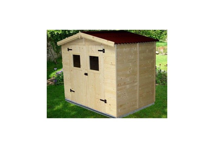 abri jardin bois 16 mm épicéa massif