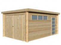 GARAGE EN BOIS MADRIER 28 MM