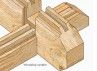 abri jardin bois 34 mm toit 2 pentes