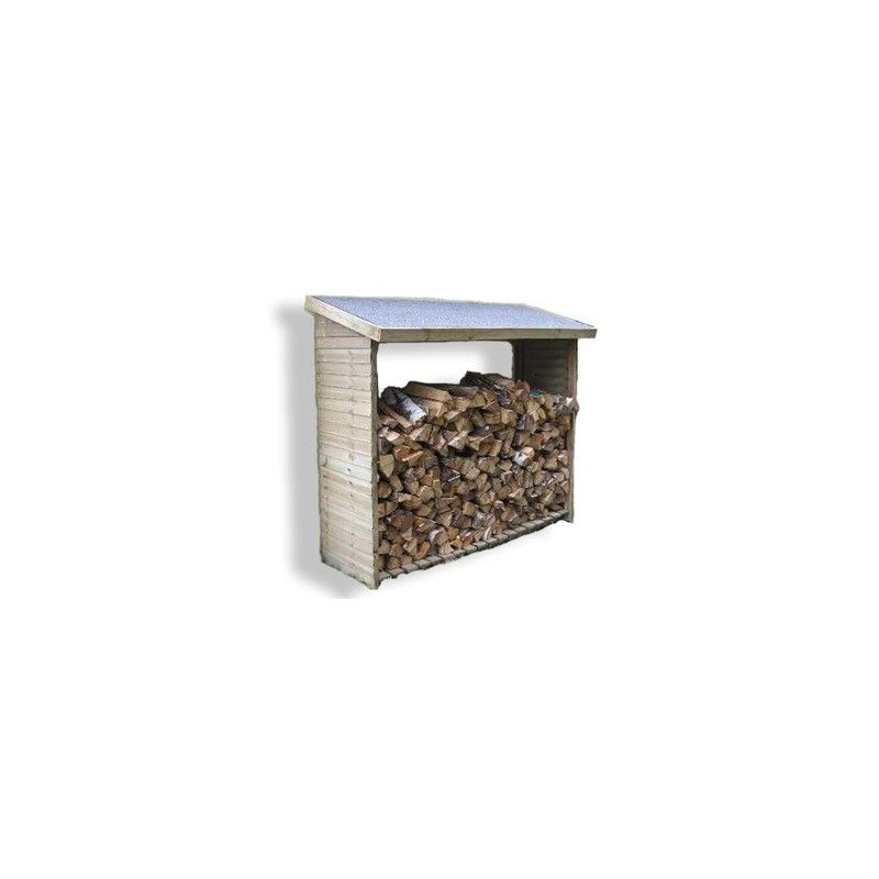 Abri bois de chauffage Range bûche extérieur Avec couvercle 45 kg