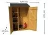 ABRI DE RANGEMENT EN BOIS 0,8 m²